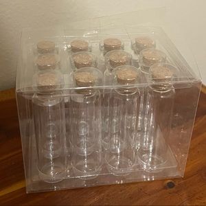 Mini Glass Cork Bottles